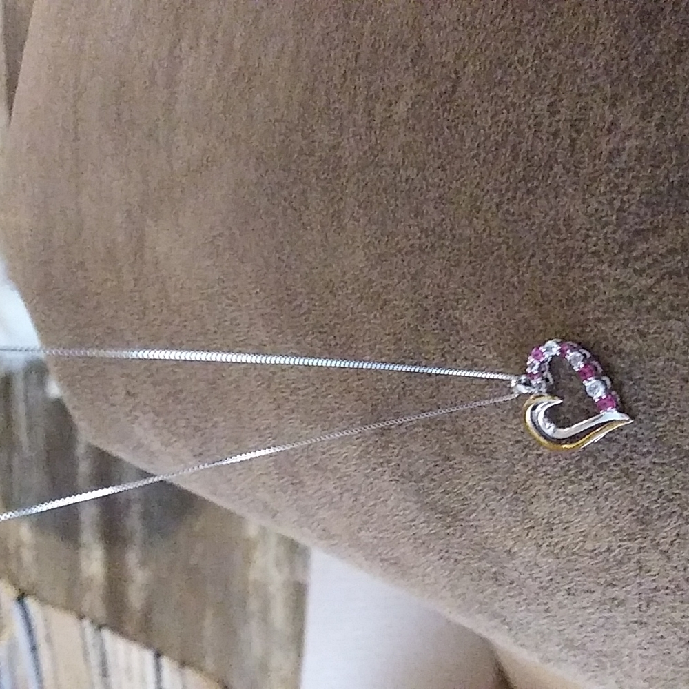 10k and sterling silver neclace